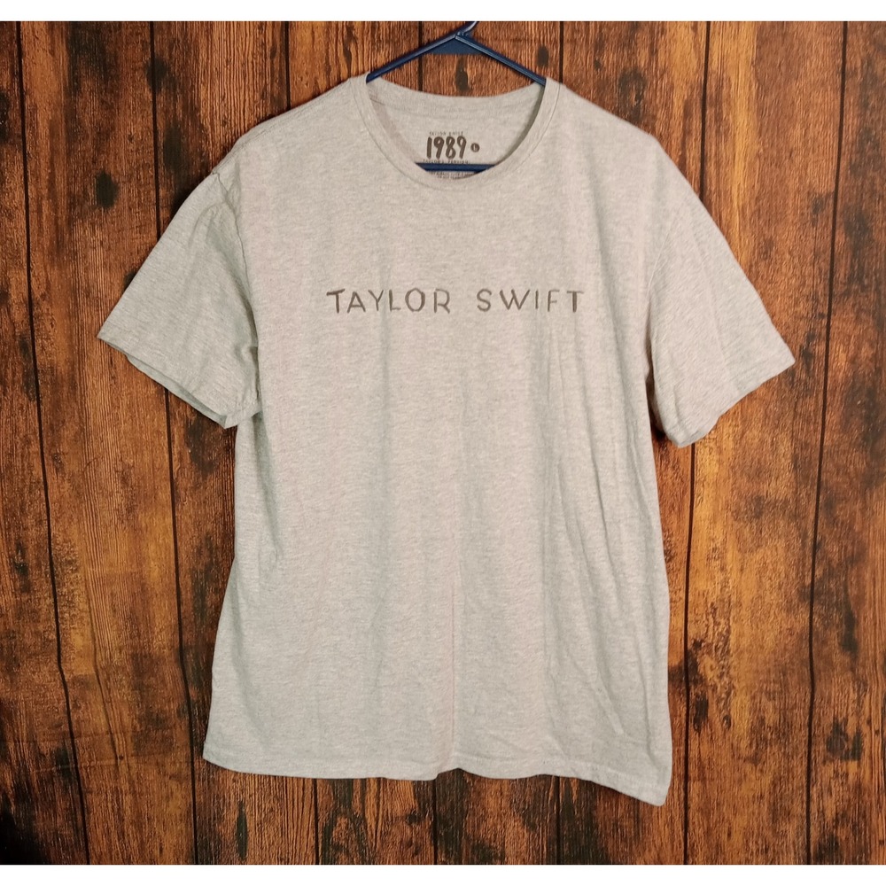 Taylor Swift 1989 Taylor's Version T-Shirt Heather Gray‎ Graphic Tee Large